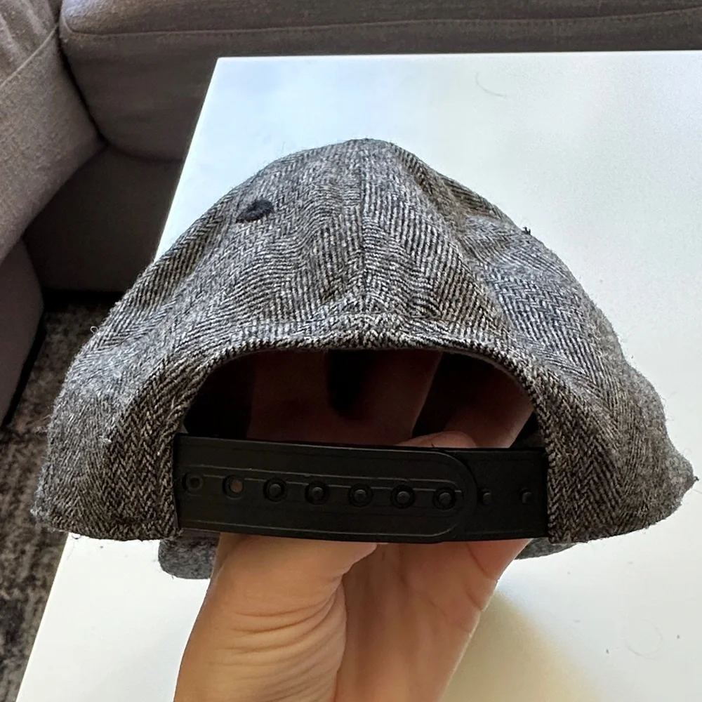 Binky Bro hat with Brown Leather logo patch